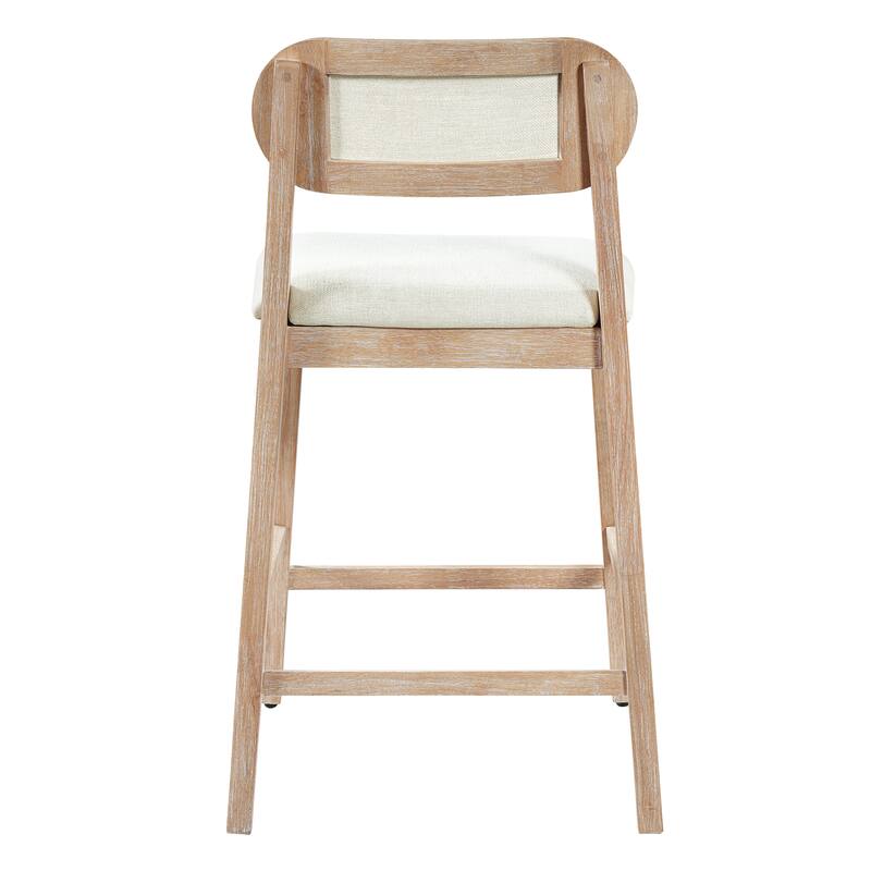 Christopher Knight Home - Kavo Modern Counter Height Bar Stools with Padded Seat & Adjustable Foot Glides