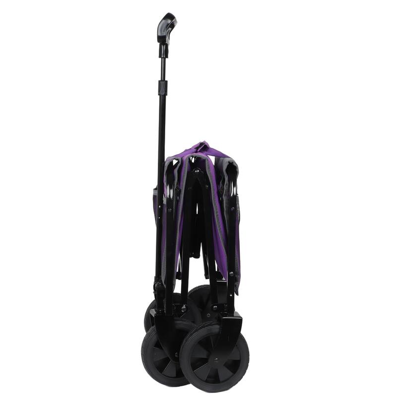 Collapsible Wagon with Wheels - 3 in 1 Lightweight Utility Camping Wagons Carts Foldable with 220lbs Weight Capacity