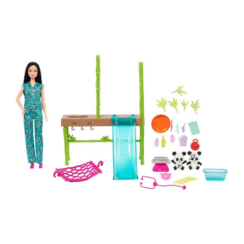 Barbie Panda Care and Rescue Playset - Multi