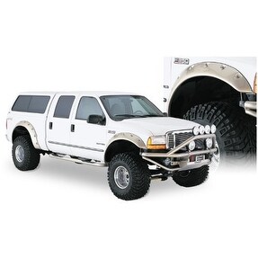 Bushwacker Ford Cut-Out Fender Flare Front Pair - Black
