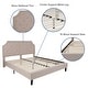preview thumbnail 77 of 121, Tufted Platform Bed with 10 Inch Pocket Spring Mattress