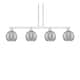 Option Brushed Satin Nickel / Light Smoke Deco Swirl