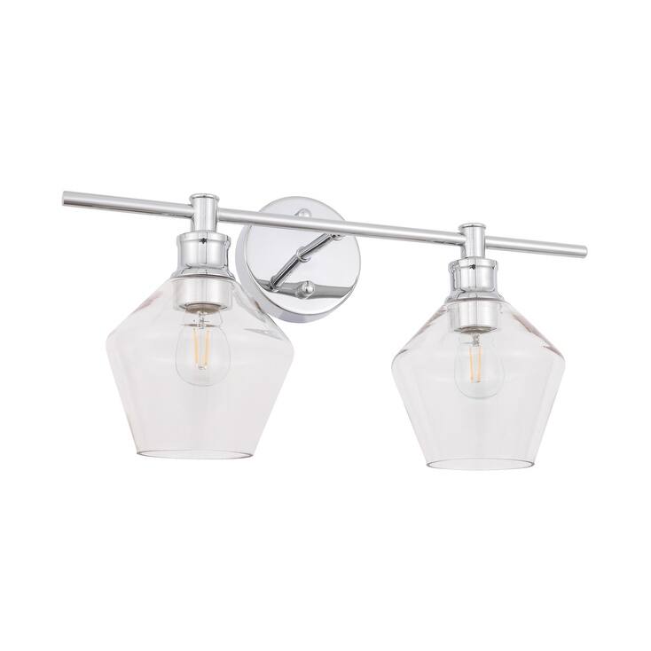 Gerald 2-Light Wall Sconce - 19.1/10.2 - 19.1/10.2