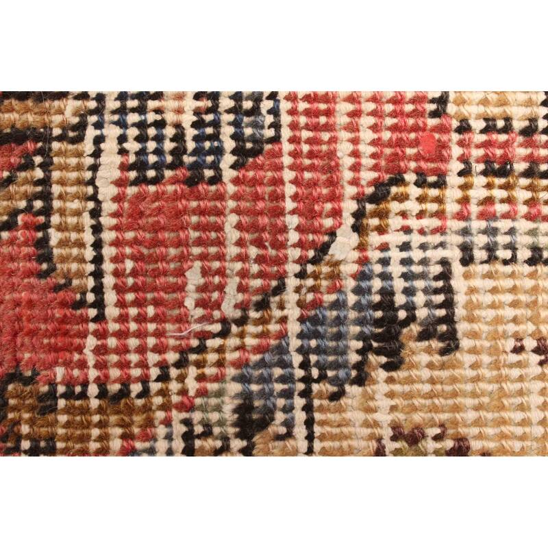 ECARPETGALLERY Hand-knotted Antalya Vintage Red Wool Rug - 3'1 x 5'5