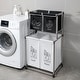 Laundry Hamper 2 Tier Laundry Sorter with 4 Removable Bags - Bed Bath ...