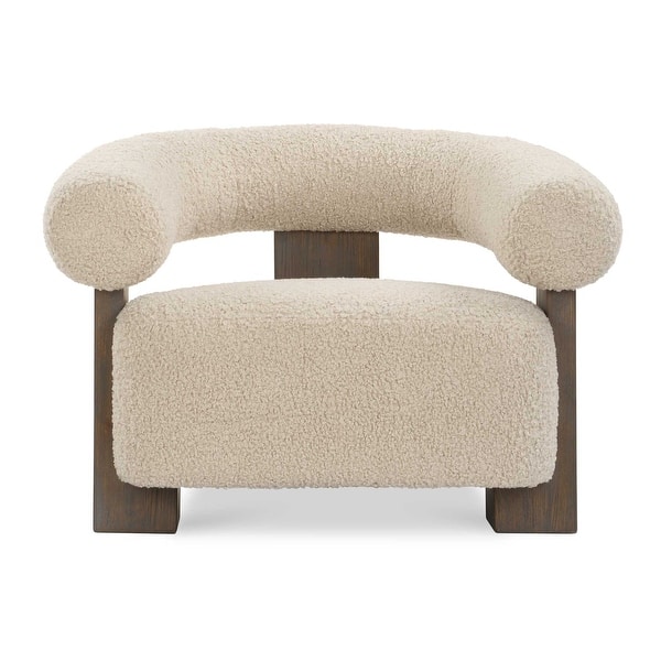 slide 2 of 8, Uttermost Lennox Shearling Accent Chair