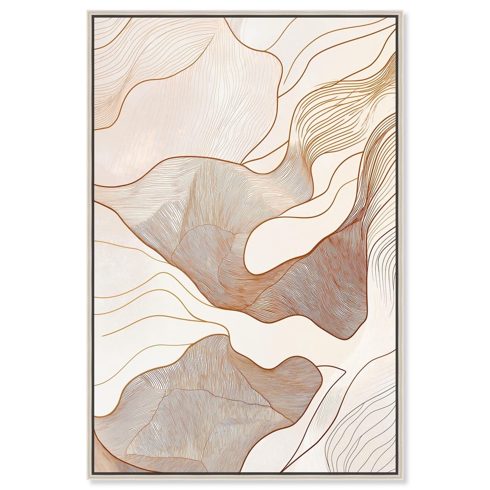 Contoured Reverie I Canvas by Art Remedy