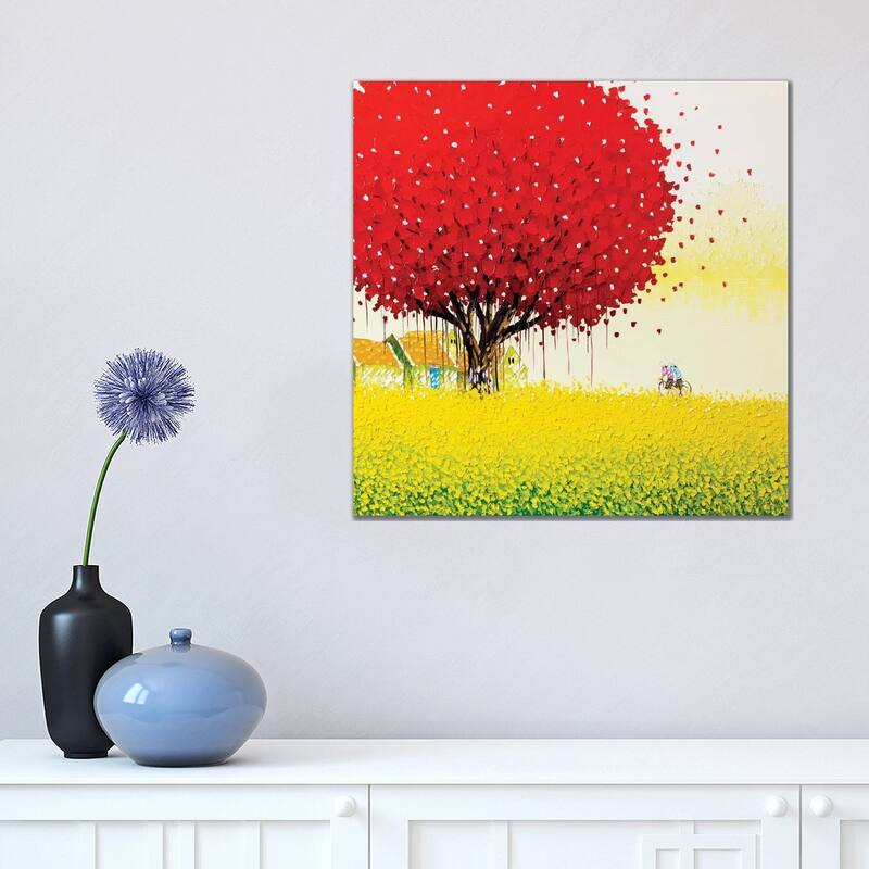 iCanvas "Golden Season" by Phan Thu Trang Canvas Print - 18x18x1.5