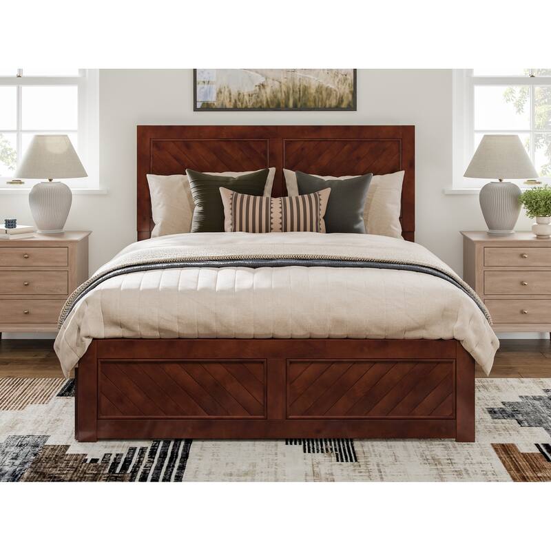 AFI, Canyon Platform Bed with Matching Footboard & Trundle