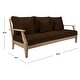 preview thumbnail 99 of 137, SAFAVIEH Couture Outdoor Martinique Solid Wood Patio Sofa