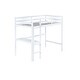 preview thumbnail 38 of 52, Twin Size High Loft Bed with Desk Underneath, Rubberwood Frame, Safety Guardrail and Ladder for Teens, Kids, Dorm or Bedroom