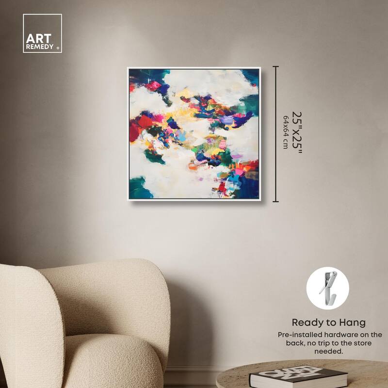 Spectrum Splash Canvas by Art Remedy