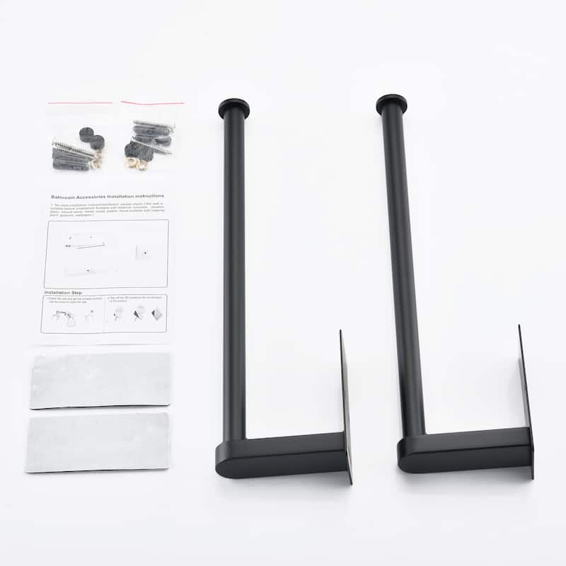 2-Piece Under Cabinet Wall-Mount Paper Towel Holder