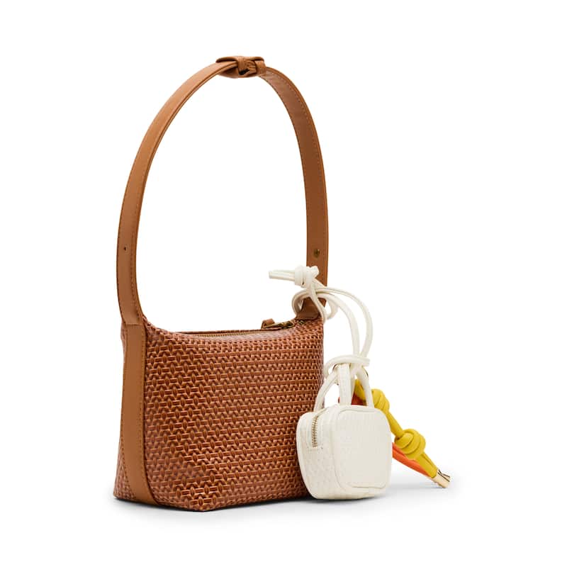 Steve Madden Lilyann Woven Mini Satchel - Ginger