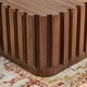 preview thumbnail 14 of 18, Modern Handcraft Drum Square Wooden Coffee Table