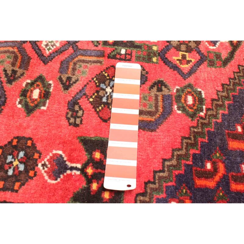 ECARPETGALLERY Hand-knotted Andelz Red Wool Rug - 4'2 x 6'7