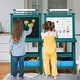preview thumbnail 5 of 6, 3 in 1 Kids Art Easel Double Sided Storage Easel w Storage Boxes