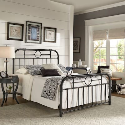 Kendal Black Metal Bed by iNSPIRE Q Classic