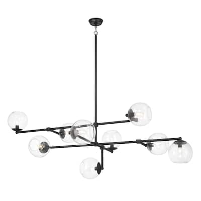 Minka Lavery 1895 Millikan 9 Light 64" Wide Multi Light Pendant