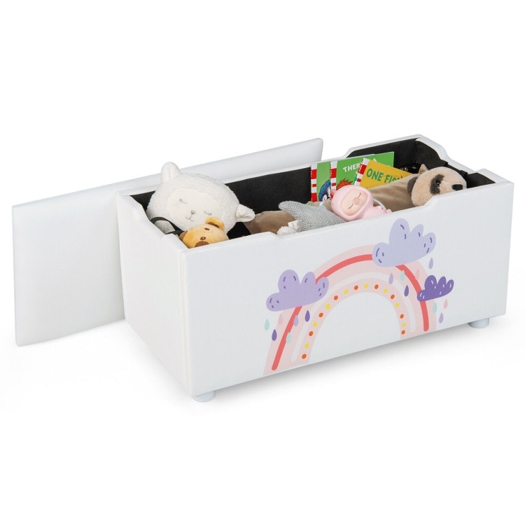Unicorn wooden top toy box