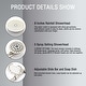 preview thumbnail 10 of 26, Proox 5-sprayer Rain Shower Faucet with Handheld Shower Soap Dish