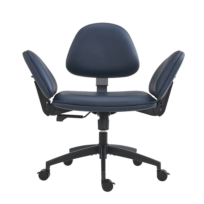 Comfort Office Chair Gaming Chair Adjustable And Swivel - Blue