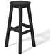 preview thumbnail 82 of 97, Laguna Hdpe All Weather Outdoor Patio 29" Round Bar Stool