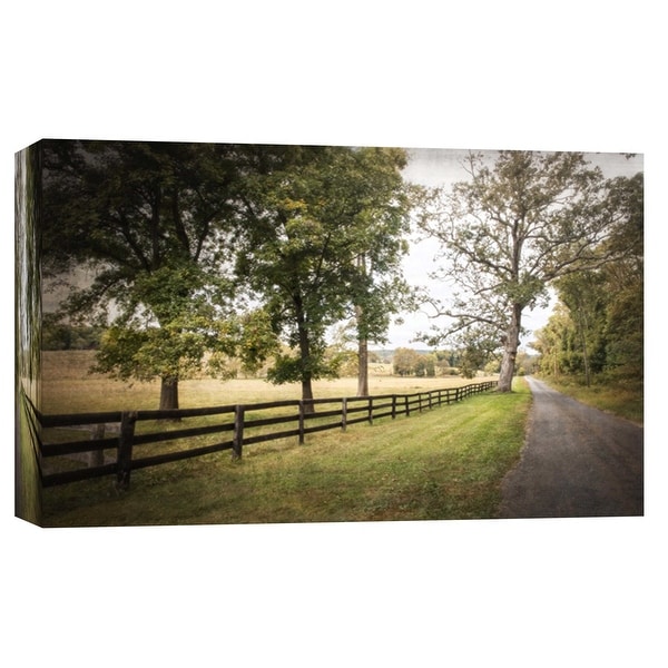 PTM Images 9-103773 PTM Canvas Collection 8" x 10" - "Fosters Fork Road" Giclee Roads & Paths Art Print on Canvas