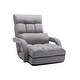 preview thumbnail 1 of 10, 2-in-1 Foldable Floor Chair Bed with 5-Position Adjustable Backrest - 25.2" x 24" x 27.2"