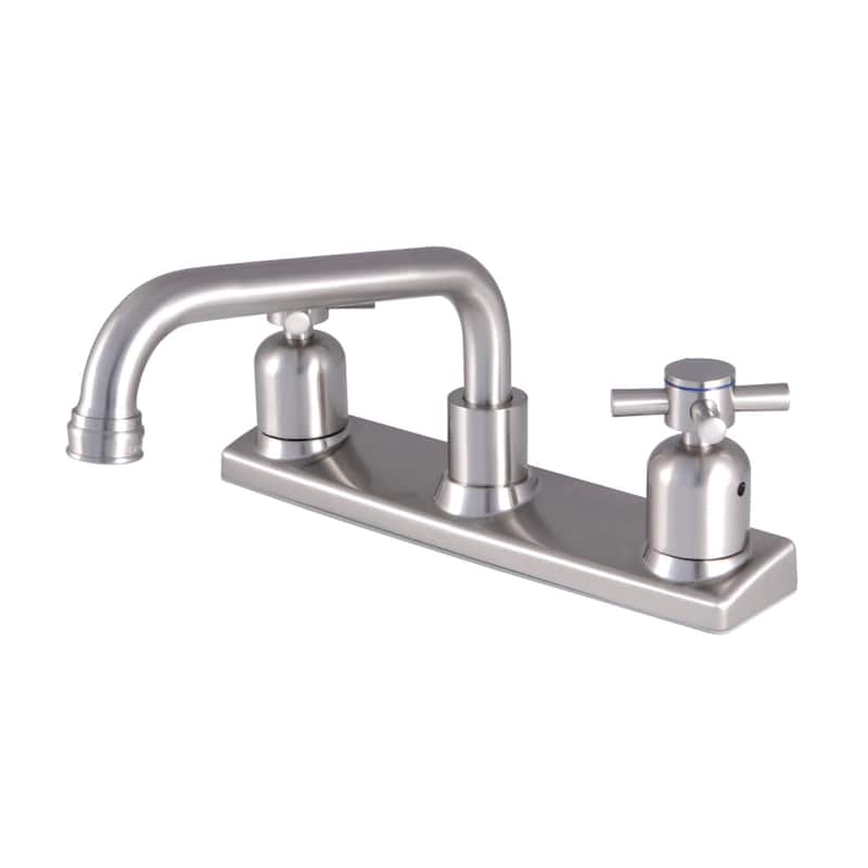 Kingston Brass Concord 1.8 GPM Standard Kitchen Faucet - Includes - Brushed Nickel