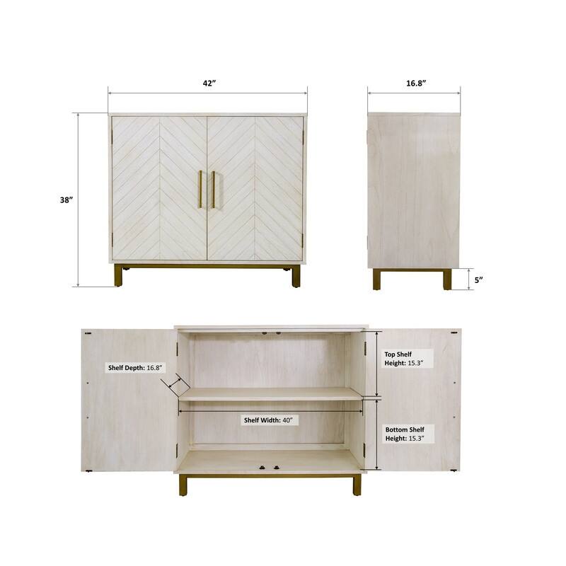Ashdla Accent Cabinet - 18 x 42 x 38