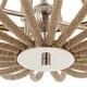 preview thumbnail 8 of 9, Uttermost Lovelock 4 Light Rope Empire Chandelier - 27.5"W x 27.5"D x 24.25"H