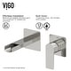 preview thumbnail 6 of 16, VIGO Atticus 5" H Single Handle Wall Mount Bathroom Faucet