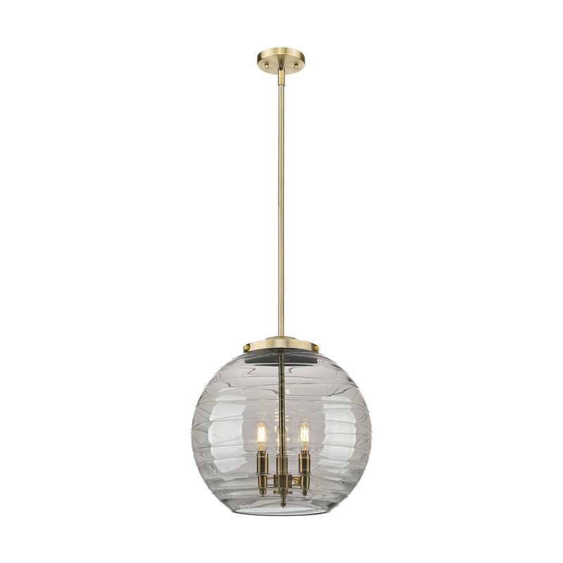 Innovations Lighting 221-3S-18-16 Athens Pendant Athens Deco Swirl 3
