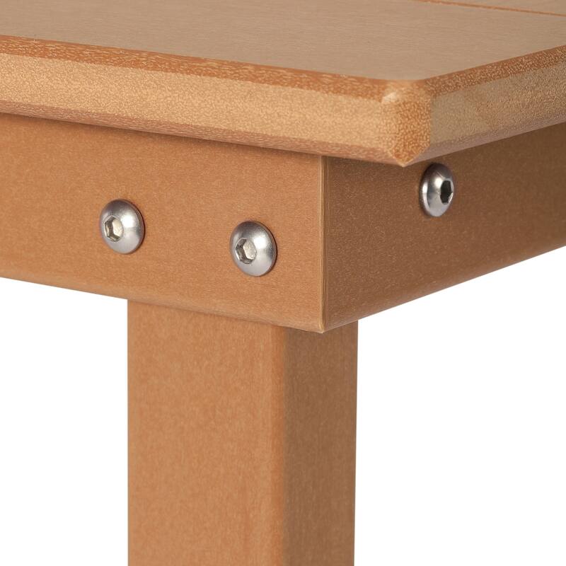 Laguna Hdpe All Weather Outdoor Patio 65" Bench