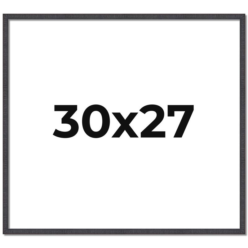 30x27 Frame Brown Picture Frame - Complete Modern Photo Frame Includes