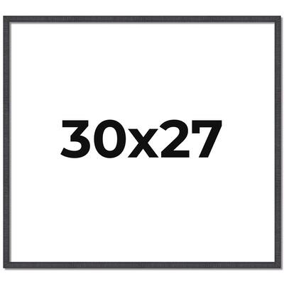 30x27 Frame Brown Picture Frame - Complete Modern Photo Frame Includes