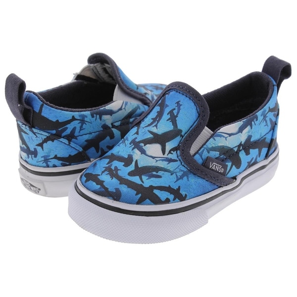 vans boys shark shoes