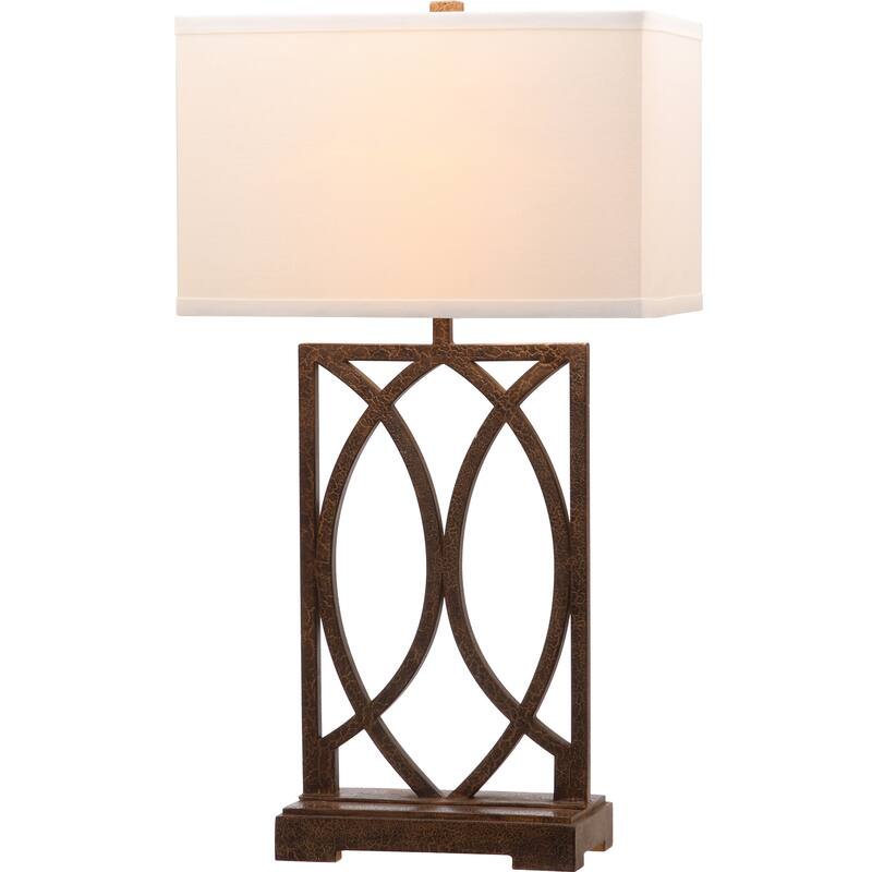 SAFAVIEH Lighting Carissa 30-inch Antiqued Gold Table Lamp (Set of 2) - 16"x11"x29.5" - 16Wx11Dx30H