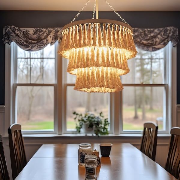 Boho style chandelier cheap