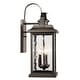 preview thumbnail 3 of 4, Kichler Lighting Linford 22-in 3-Light Olde Bronze Outdoor Wall Light