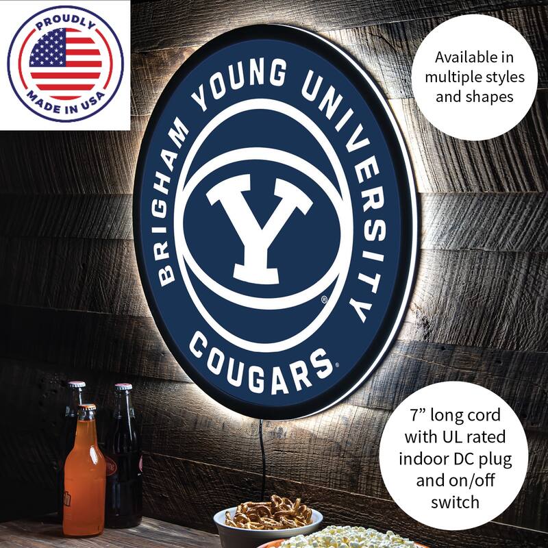 Brigham Young University LED Lighted Sign