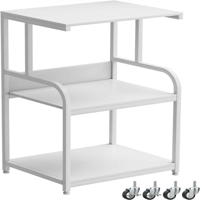 Printer Stand- Large 3 Tier Printer Table - 20"D x 15.7"W x30.2"H