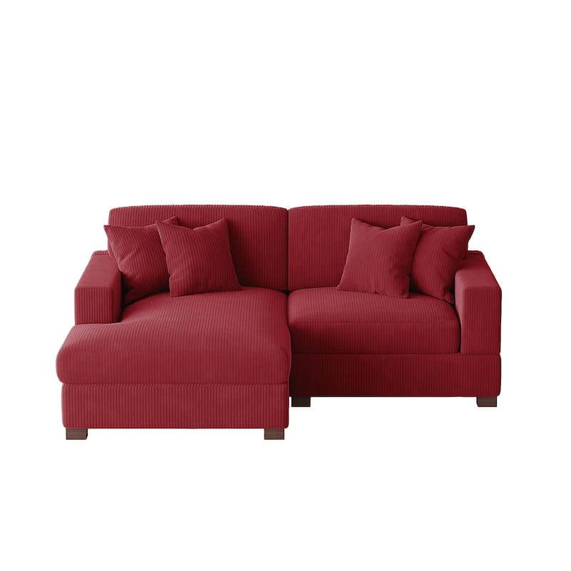 Oversized L-shaped Modular Sectional Sofa with Chaise Lounge