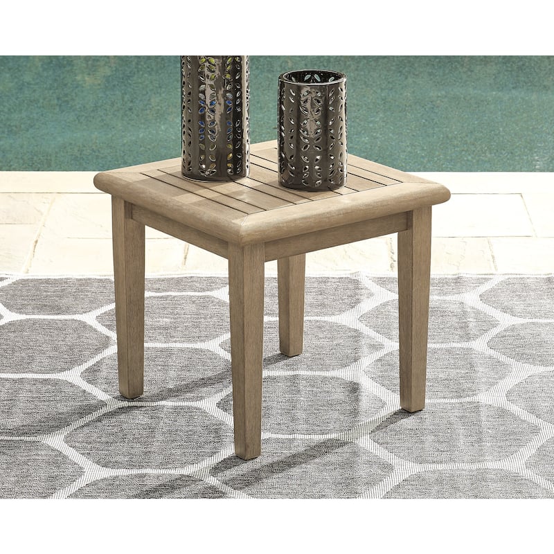 Signature Design by Ashley Clare View Beige 4-Piece Outdoor Package - 30"W x 35"D x 32"H