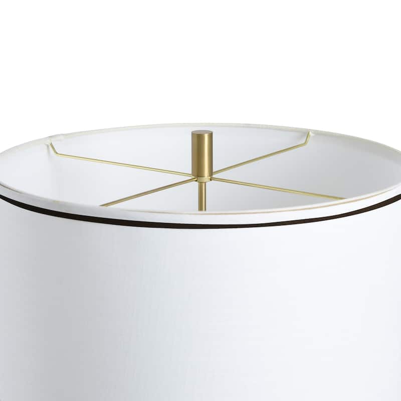 Dann Foley Lifestyle Floor Lamp - Black Shagreen