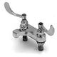 preview thumbnail 1 of 0, T and S Brass Deck Mounted Lavatory Faucet with 4" Centers, 2.2 GPM