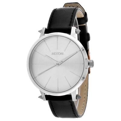 Nixon Women's Kensington Leather Silver Watch - A108-3149 - 6 (36)