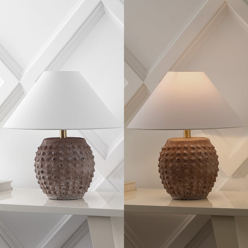 18.25" Hobnail LED Table Lamp (Set of 2), by JONATHAN Y