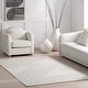 preview thumbnail 1 of 24, Nuloom Makena Modern Geometric High-Low Area Rug 10' x 14' - Off White